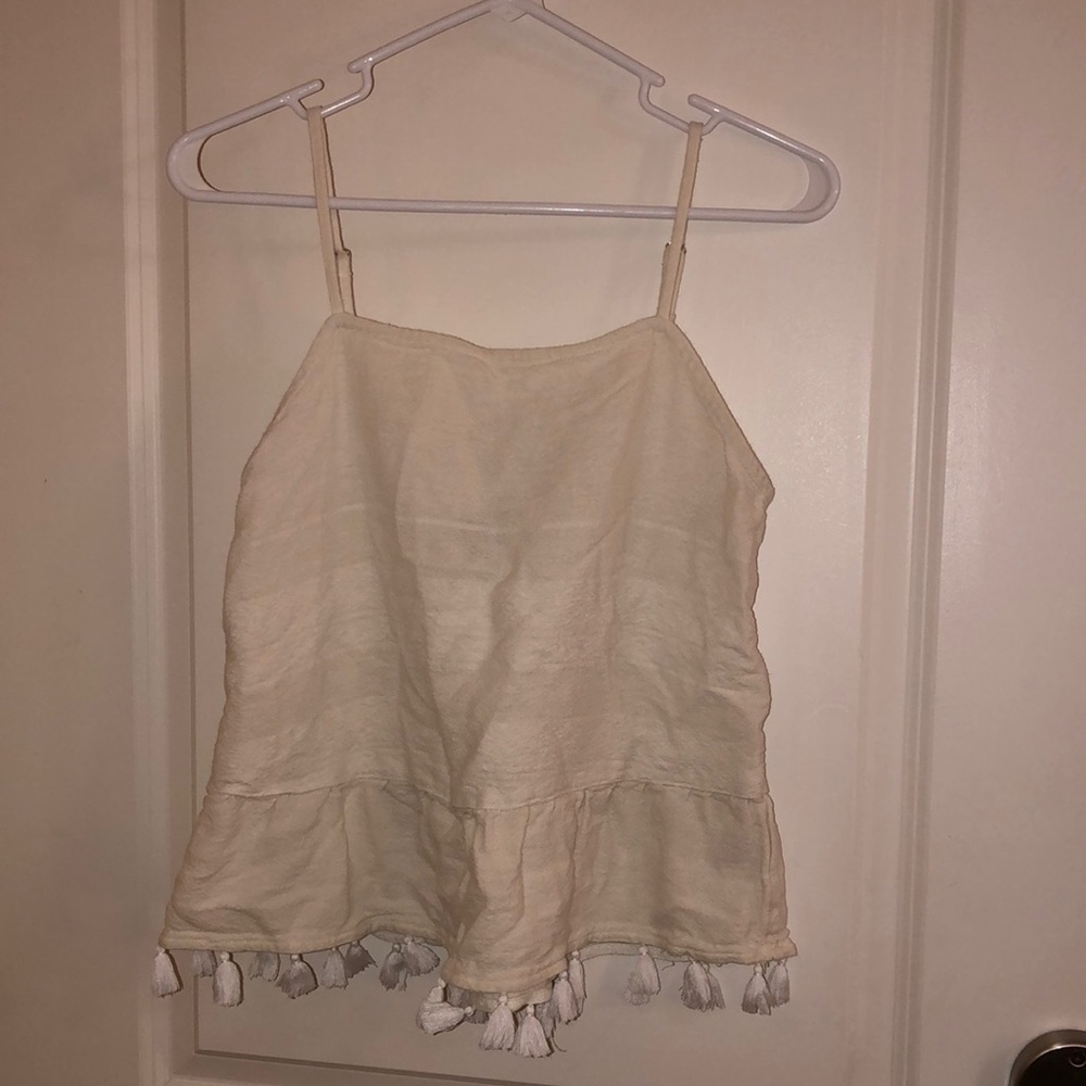 White tank top